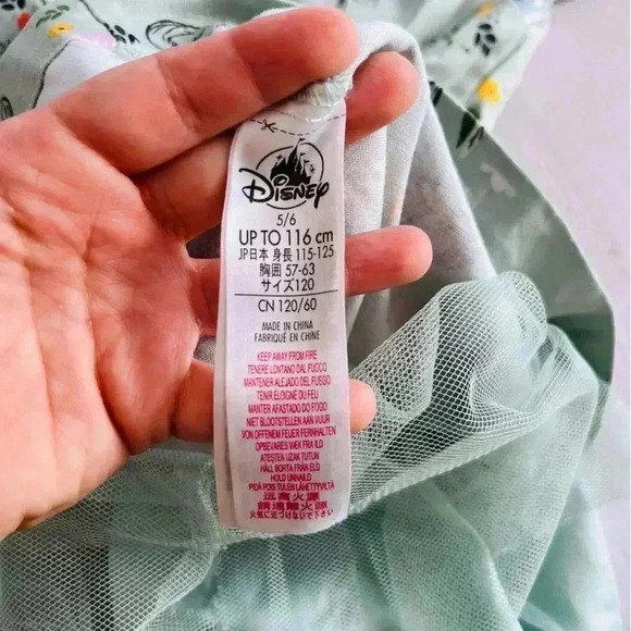 Disney Animators' Collection Princess Dress Size 5/6Y - Picture 11 of 13